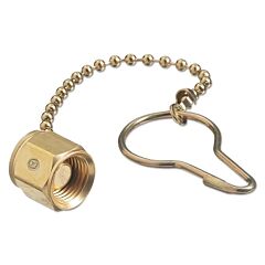 Western Enterprises 928 Chain & Plug Assemblies, Plug Assembly, 200 Psi, Acetylene, Brass