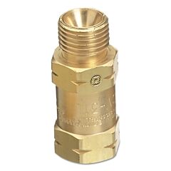 Western Enterprises Cv-31L Regulator Bushing Adaptor, 9/16 In-18 Tpi, Fuel Gas, Female/Male, B Size, Left Hand, 50 Psig