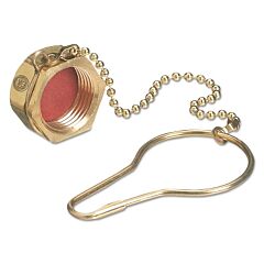 Western Enterprises Dc-510 Manifold One-Piece Dust Cap Assemblies, Cap, Brass, Pol Acetylene