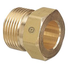 Western Enterprises 702-2 Regulator Nuts, 7,500 Psig, Brass, 1.12 In - 14 Ngo