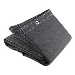 Wilson Industries 36152 Vermiculite Medium-Duty Welding Blanket, 6 Ft W X 150 Ft L Roll, 24 Oz, Black