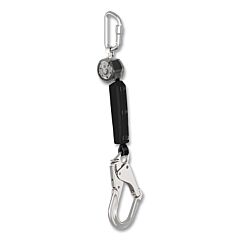 Msa Vtohw-011-Da-A V-Tec Web Pfl, Single-Leg, 6', Al36Cl Aluminum Large Swivel Snaphook, Aluminum Triple Action Carabiner