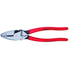 Knipex 0911240Sba New England Linesman Pliers, 9 1/2 In Length, Plastic Coated Handle