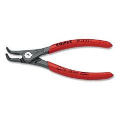 Knipex 4921A11 Precision Snap Ring Plier, 5-1/4 In, 90° Angled Tip, 25/64 In To 1 In