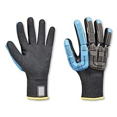 Honeywell 44-4438Bl/9L Rig Dog Knit Cold, Impact, Cut Resistant Gloves, 9/Large, Black/Blue