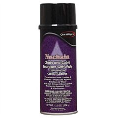 Questvapco 576001 Nuchain Chain & Cable Lubricant W/ Moly, Case Of 12 - 12.5 Oz Aerosol Cans