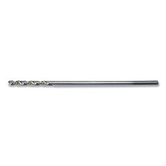 Cleveland C13241 Aircraft Nas 907 Type B Hss Extension Drill Bit, Bright, #30 Dia Cutting, Split Point, 12 In Oal