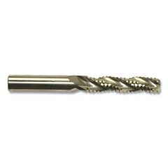 Cleveland C30723 Rg9 Series Rougher Extra Coarse Pitch End Mill, 3/4 In X 4 In X 6.25 In Oal, 3 Flutes, Straight W/Weldon Flat, Bright Finish