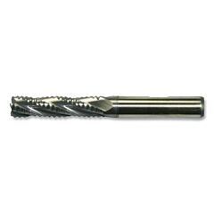 Cleveland C31301 Rg8 Series Rougher Coarse Pitch End Mill, 5/8 In X 1.625 In X 3.75 In Oal, 4 Flutes, Straight W/ Weldon Flats, Ticn