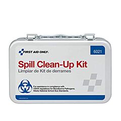 First Aid Only 6021-S Bbp Spill Clean Up Kit, Metal Case