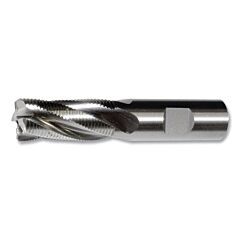 Cleveland C41136 Powder Metal Fine Profile Roughing End Mill, Style Pmrf-C, 5/8 In Dia Milling, 2.5 In Lg Of Cut, Bright