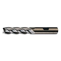 Cleveland C42703 Hgc-4C Series Hss-Co 8% Bright Single Center Cutting End Mill, 5/8 In Dia, 5/8 In Shank Size, 1-5/8 In L Of Cut, 3-3/4 In L