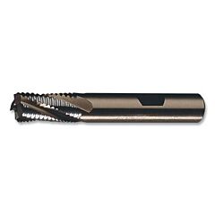 Cleveland C43238 Powder Metal Course Profile Roughing End Mill, Style Pmrc, 1-1/4 In Dia Milling, 2 In Lg Of Cut, Bright