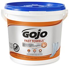 Gojo 6298-04 Fast Towels Hand Cleaning Towels, Case
