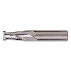 Cleveland C61062 Cem-Se-2 Solid Carbide Square End Mill, 5/8 X 5/8 X 1-1/4 X 3-1/2, 2 Flutes, General Purpose, 0.000 Cr, Bright Finish