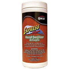 Questvapco 645011 Express Wipes Hand Sanitizer, Case Of 6 Containers