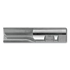 Cleveland C75367 Hg-2Ks Straight Flute Keyway End Mill, 3/8 X 9/16 X 9/16 X 2-1/2, 2 Flutes, Straight Shank, Bright Finish