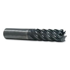 Cleveland C76303 Cem-V3-7R Corner Radius End Mill, 5/8 X 1-7/8 X 4, 0.030 Cr, 7 Flutes, Straight Shank, Ap/Max Finish