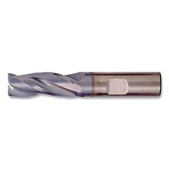 Cleveland C80395 Cem-Ems-3 Series Corner Radius End Mill, 1 X 1 X 1-1/8 X 3, 3 Flutes, Stl 0.030 Cr,Tialn Finish