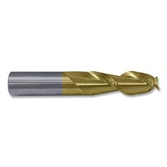 Cleveland C84027 Cem-Am2 High-Performance Finishing Carbide Square End Mill, 3/4 X 3/4 X 1-5/8 X 4, 2 Flutes, Zrn