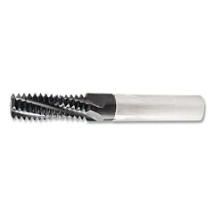 Cleveland C95001 Ctm And Ctmc General Purpose Inch Helical Thread Mill, 0.1150 In Dia, 0.25 In Cut Length, 3 Fl, Tiain Finish