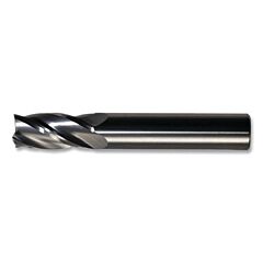 Cleveland C98234 Cem-Se4 Carbide Single-End General Purpose End Mill, 14 X 14 X 30 X 88, 4 Flutes, Straight Shank, Bright Finish
