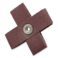 3M Abrasive 051141-27372 341D Cross Pad, Aluminum Oxide, Brown