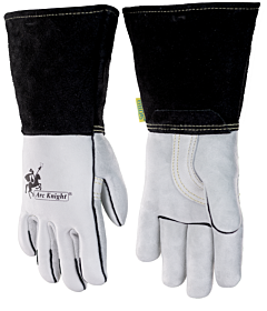 Weldas 10-2650Xl Arc Knight Premium Goatskin Gloves, Comfoflex Lined Back, Unlined Palm, Size X-Large