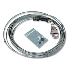 Dbi-Sala 3900111 Dbi-Sala Sealed-Blok Cable Assemblies With Hook, Stainless Steel Cable, 85 Ft L, Swivel Snap Hook
