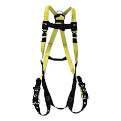 Honeywell Miller H11110021 H100 Series Harness, Back D-Ring, Universal, Mating Chest/Tongue Buckles, 1-Point