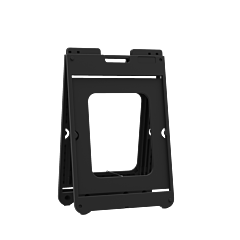 Plasticade 1225Bk Simposign Ii Sign Stand, Black