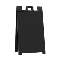 Plasticade 130-Bk Signicade Sign Stand/Barricade, Black