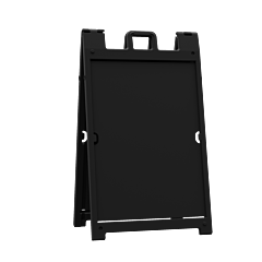 Plasticade 140-Bk Signicade Deluxe Sign Stand, Black