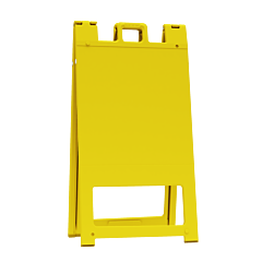 Plasticade 145-Y Squarecade 45 Sign Stand/Barricade, Yellow