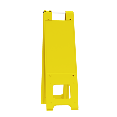Plasticade 150-Y Narrowcade Sign Stand/Barricade, Yellow