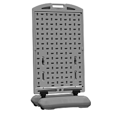 Plasticade 1833 Wind Sign Deluxe Quick-Change Frame, Gray