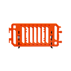 Plasticade 2007-O Crowdcade™ Deluxe Crowd Control Barricade, Orange