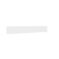 Plasticade 306-Drill 6' Barricade Board, White, No Sheeting