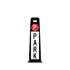 Plasticade 4100-Bk-Park5 Gemstone Valet Sign, Park Sign On Two Sides