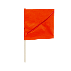 Plasticade 563 Flag For Airport Barricade, Orange