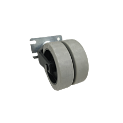 Plasticade 8288 Replacement Wheel For Rubber Bases, Gray