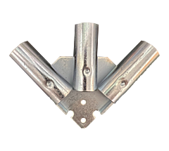 Plasticade Fh-Mast-Flag Flag Holder, 3 Flags, Gray