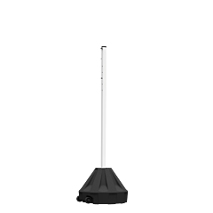Plasticade Rap18Bk-60Pk-Kit Roll-A-Post 18 With 60" L Post, Black Base/White Post