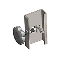 Plasticade Sa-Urshv4 Roll-Up Universal Sign Clamp, Gray