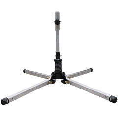 Plasticade Ss310A Compact Single Spring Sign Stand For Roll-Up Signs, Gray