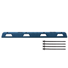 Plasticade Stn-6Bwasphalt Blue Handicap Parking Stop, 6' For Asphalt, Blue