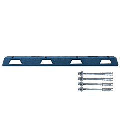 Plasticade Stn-6Bwconcrete Blue Handicap Parking Stop, 6' For Concrete, Blue