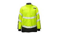 Kishigo Js157 Polar Shield Parka, Class 3, Water Resistant, Lime, Size 2X-Large