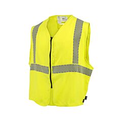 Radians Sv99A-2Szgsfr-4X 5.7 Oz Class 2 Ar/Fr Vest With Segmented Reflective Tape, Lime, Size 4X-Large