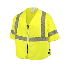 Radians Sv99A-3Szgsfr-3X 5.7 Oz Class 3 Ar/Fr Vest With Segmented Reflective Tape, Lime, Size 3X-Large
